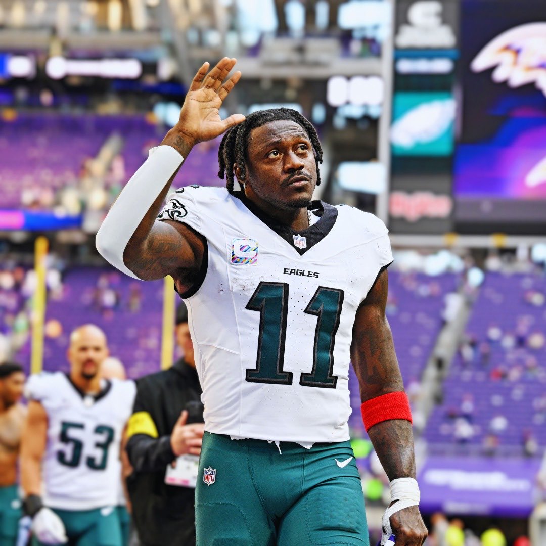 #Eagles WR AJ Brown (hamstring) is OUT for Sunday's game vs. the New York Giants.