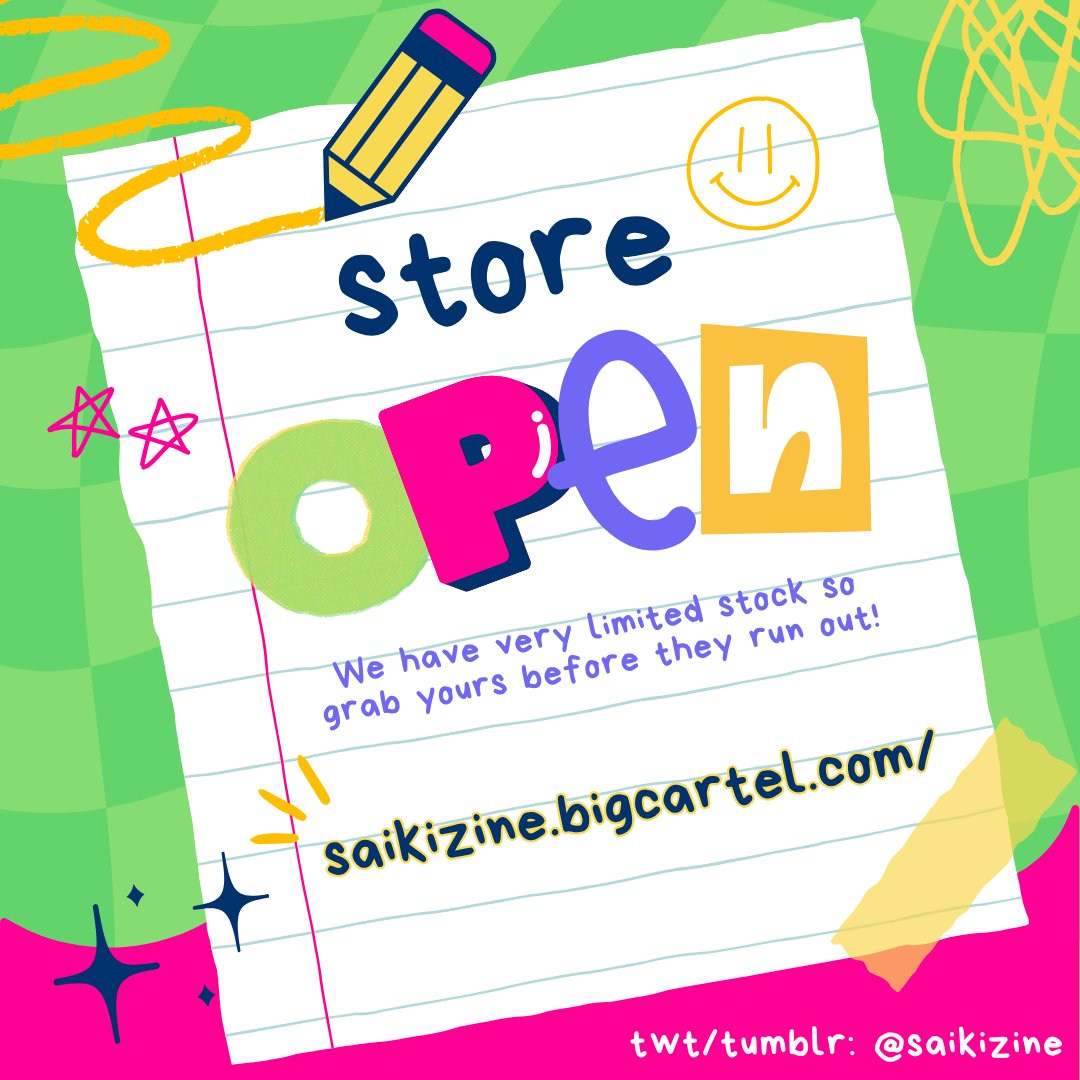 🍮LEFTOVER SALES NOW OPEN!🍮

Are you excited, students? Coffee Jelly's leftover sales are now OPEN! From now til Nov 14th (or til we're out of stock), get your own Saiki K-themed zines and merch!