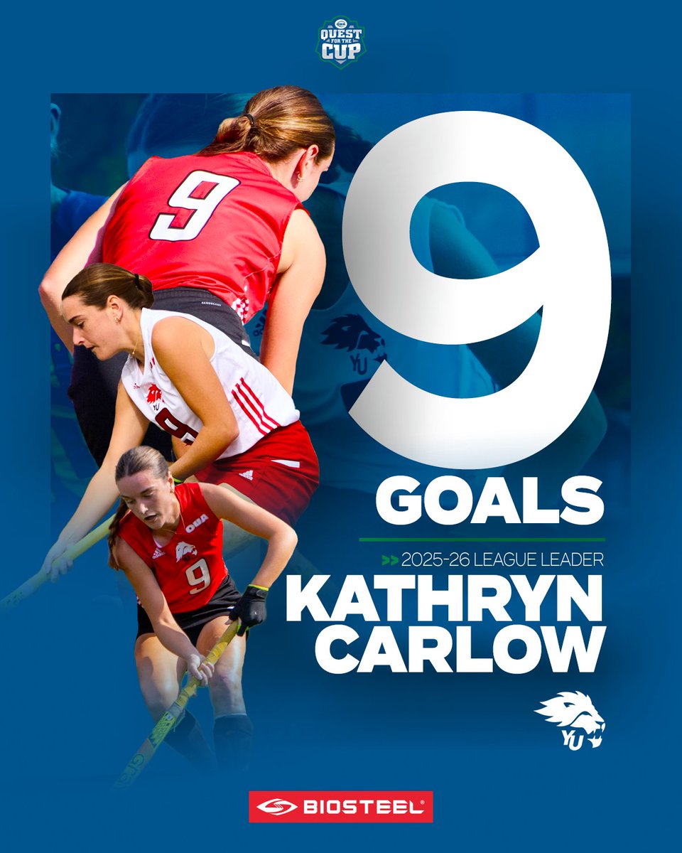 OUAsport's tweet photo. Leading the charge! π
Kathryn Carlow finished the season as the top scorer in the #OUA, tallying nine goals!
#QuestForTheCup | @BioSteelSports
πΈ Gabrial Mas https://t.co/8Fi2U7QGDJ