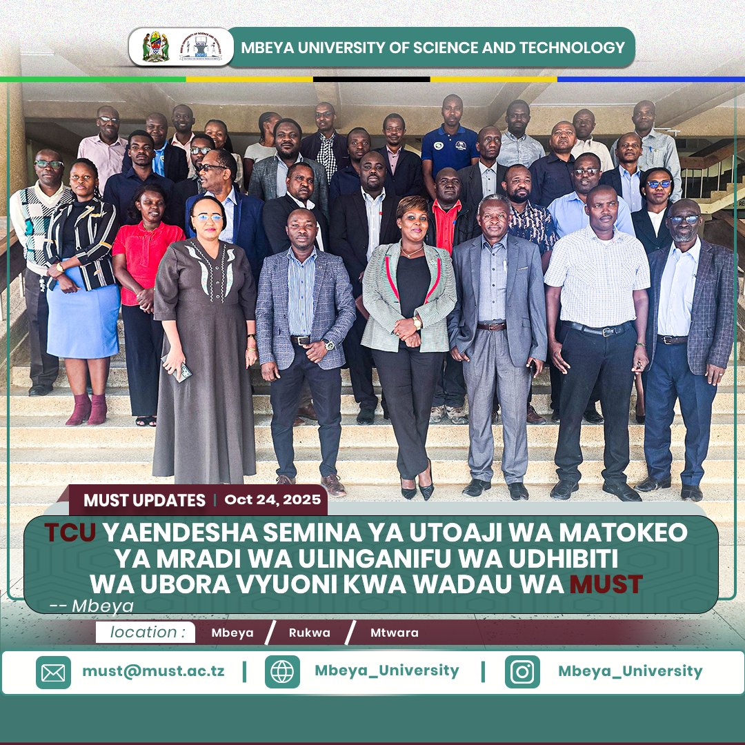 Mbeya University of Science and Technology tweet media