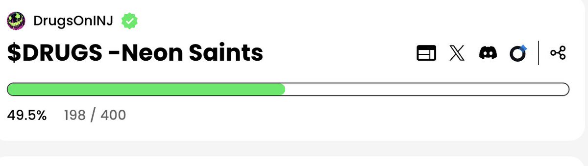 DrugsOnInj's tweet image. 🚨MINT UPDATE🚨 In just under 5 hours, we are just under 50% minted! Thank you INJunkies! Be loud, be proud, show us your Neon Angels! Mint here: injective.talis.art/launchpad/inj1… 💊🤘