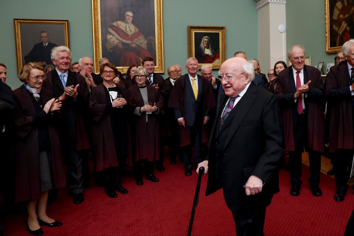 President of Ireland tweet media