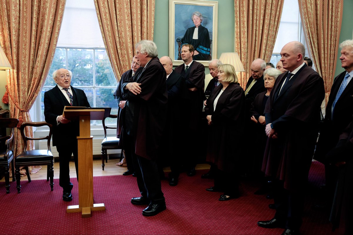 President of Ireland tweet media