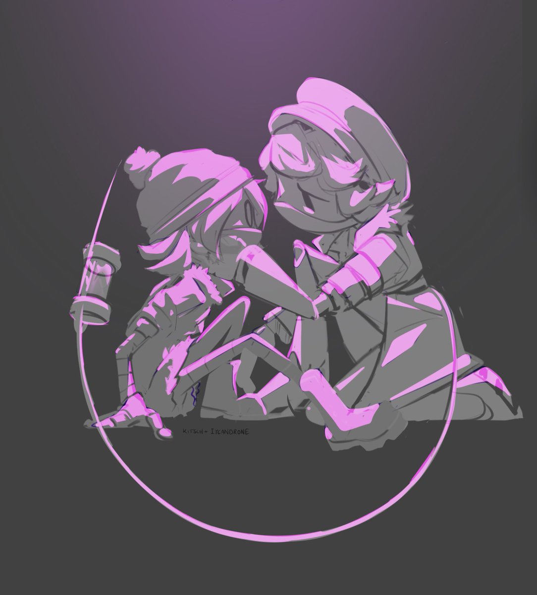 cuItdrugs's tweet image. oomf let me play around with this sketch of theirs, i love collab with my friendz 
#murderdrones #nuzi #SerialDesignationN #uzidoorman