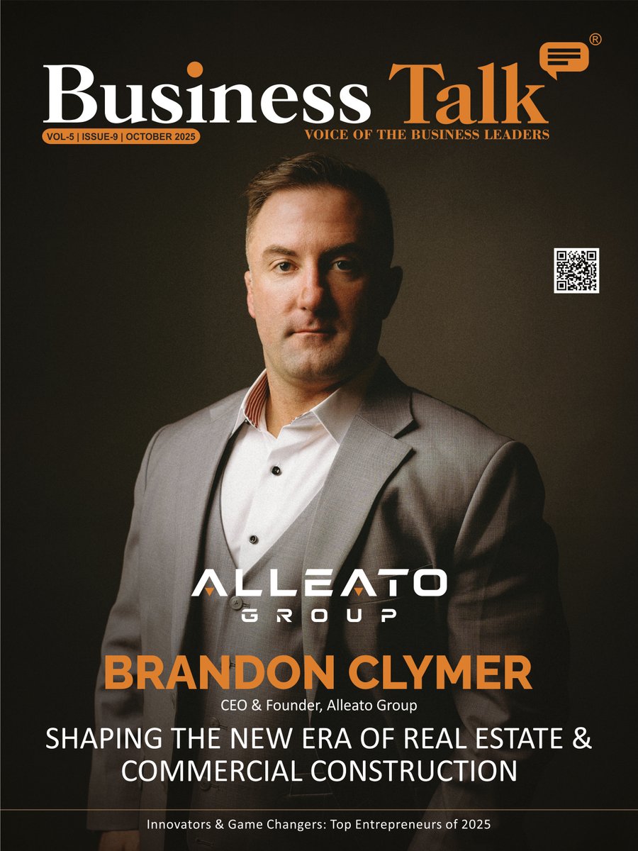 Brandon Clymer, Founder &amp; CEO of Alleato Group, featured on the cover story of our latest edition, "Innovators &amp; Game Changers: Top Entrepreneurs of 2025."

Read Full Article Here: bit.ly/4fBKp5j

Digital Magazine Link: bit.ly/4nmIT9k