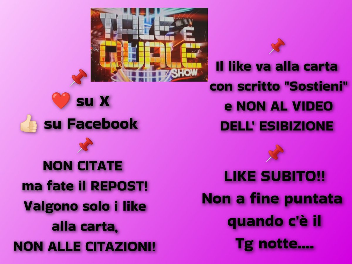 Claudia59604892's tweet photo. Votate Votate  la chica del mio corazon ❤️ #fiorde #taleequaleshow https://t.co/cOEvvyqOGW
