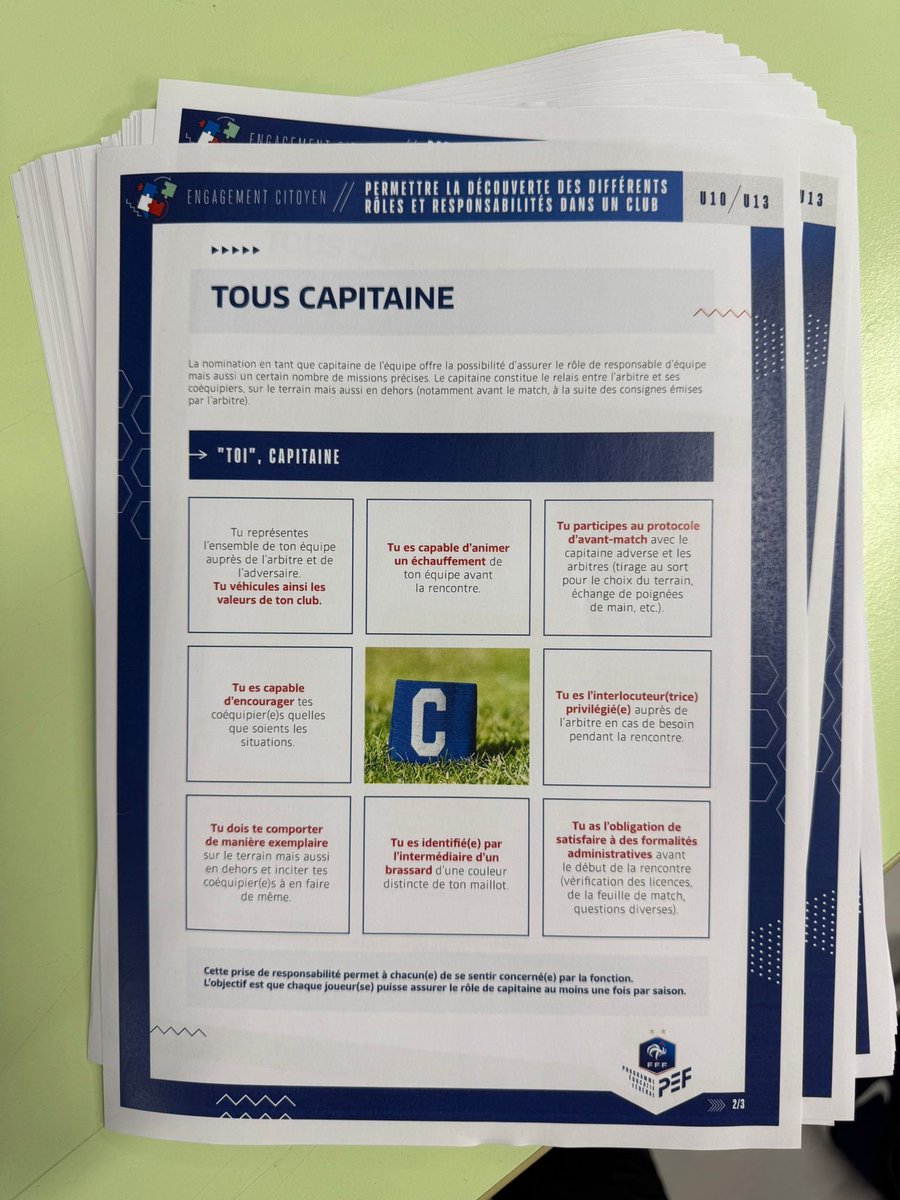 BourgetFc's tweet photo. 📣 1/2 Première rencontre des capitaines d’équipes ! 💪⚽️

Un bon moment de partage entre nos capitaines, des catégories U11 à U16 🙌

Cette initiative vise à favoriser la cohésion interne, à promouvoir les valeurs du club et à consolider l’esprit collectif 🤝 https://t.co/oVKQOmzYYH