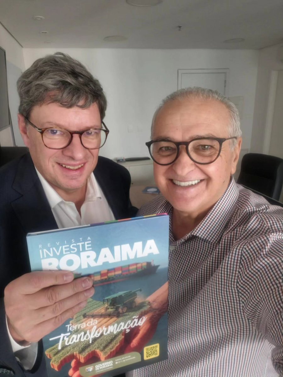 aluizionassi's tweet image. Com amigo Stéphane Frappat, da ME-Solaris pertence ao Fundo Soberano de Omã (Oman Investment Authority) e esta desenvolvendo um plano de investimento significativo no agronegócio brasileiro, inclusive no ##Agro_Roraima!

#AtraçãoDeInvestimentos 🏁🏁🏁