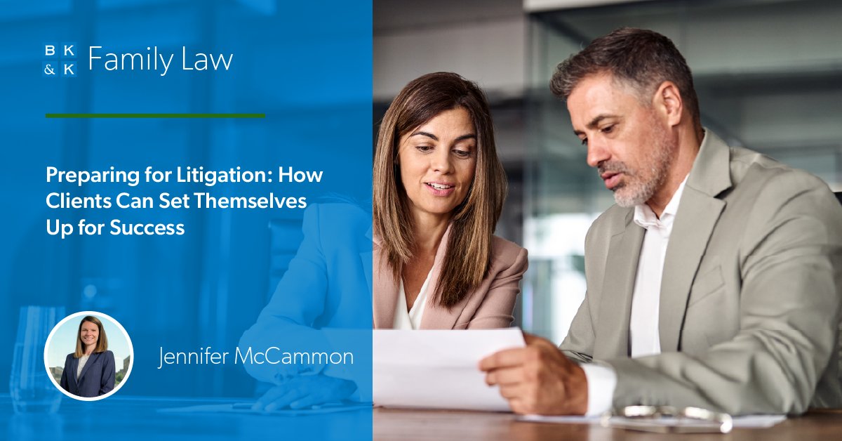 BKK family law attorney Jennifer McCammon shares essential tips for preparing for litigation. Learn helpful tips on how to set yourself up for success during legal proceedings. bit.ly/3J2vsgI