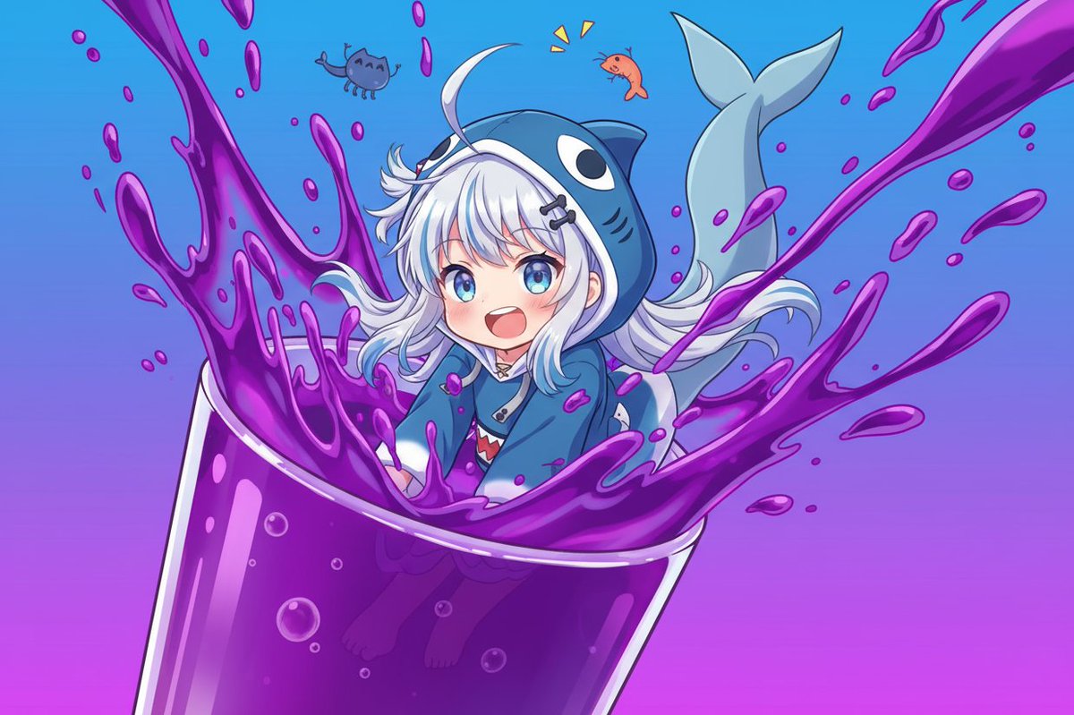 gura didn’t bridge
she splashed into the juice 🧃🦈
roadmap? nah.
just good vibes, dumb thoughts, and snacks.