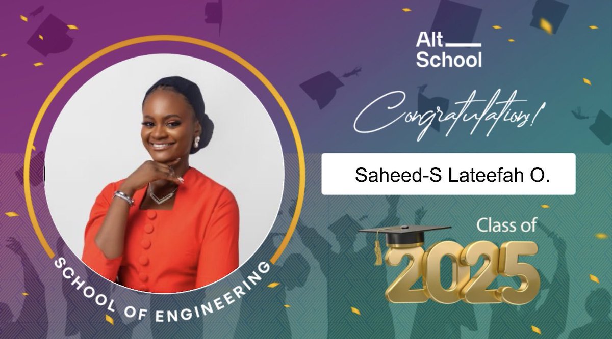 QueenTeefah17's tweet photo. First Frame: How the journey Started 
Second Frame : How it ended
Alhamdulilah 🤭❤️ and a very big shout out to @rubylaren for the Scholarship opportunity, I’m Grateful 🩷🤭
@AltSchoolAfrica  Thank you too https://t.co/gO2wPwmS09