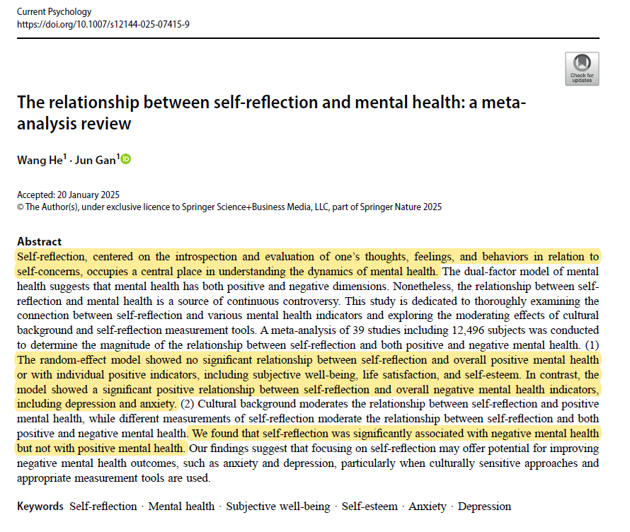 JDHaltigan's tweet photo. Nobody should be surprised by this. A hyperfocus on emotions makes emotional regulation more difficult. Mental health awareness training in schools is a fraud &amp; simply creates one giant Longhouse. https://t.co/KFOlqF574E