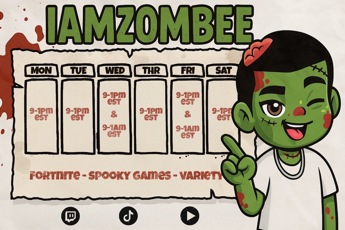 This is my NEW STREAM SCHEDULE UNTIL LATE MARCH 2026! I will follow this exactly unless something comes up OR there's additional posts leading to a special EVENT!