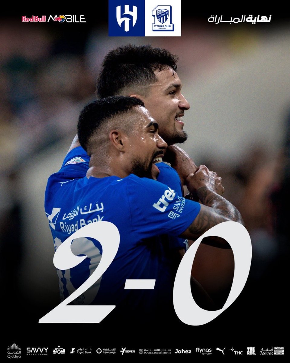 الحمدلله ..  ألف مبروك الفوز يا زعماء  💙💙

 #الاتحاد_الهلال