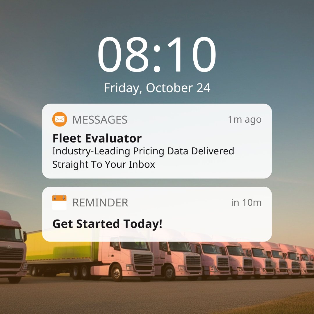 FleetEvaluator's tweet image. Get industry-leading pricing data delivered to your inbox with #FleetEvaluator 🎉

Learn more about how our data can help improve your fleet management at ow.ly/50xv50XhMQx 

#IndustryLeading #FleetManagement #FleetOptimization #FleetTechnology