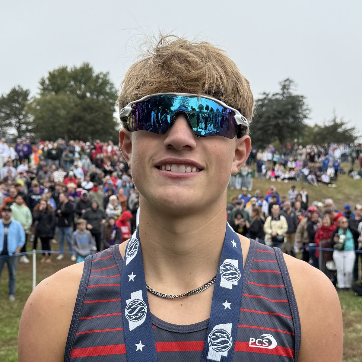 👟🏃‍➡️ The 2025 NSAA Class D Boys State Cross Country Champion is Kaser Johnson from Doniphan-Trumbull!🥇

#nebpreps