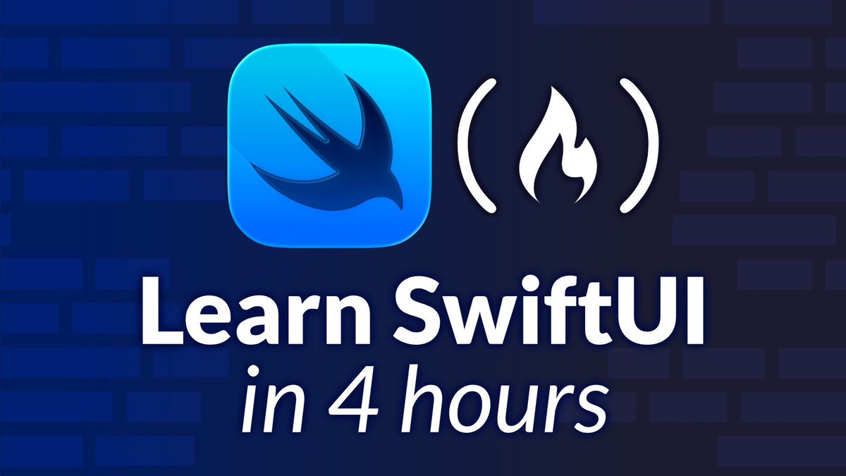 freeCodeCamp's tweet image. If you want to build iOS apps, this course is for you.
You'll learn how to use the powerful SwiftUI framework along with XCode to build a movie browsing app.
You'll also use SwiftData to save titles for offline viewing and learn about integrating APIs along the way.…