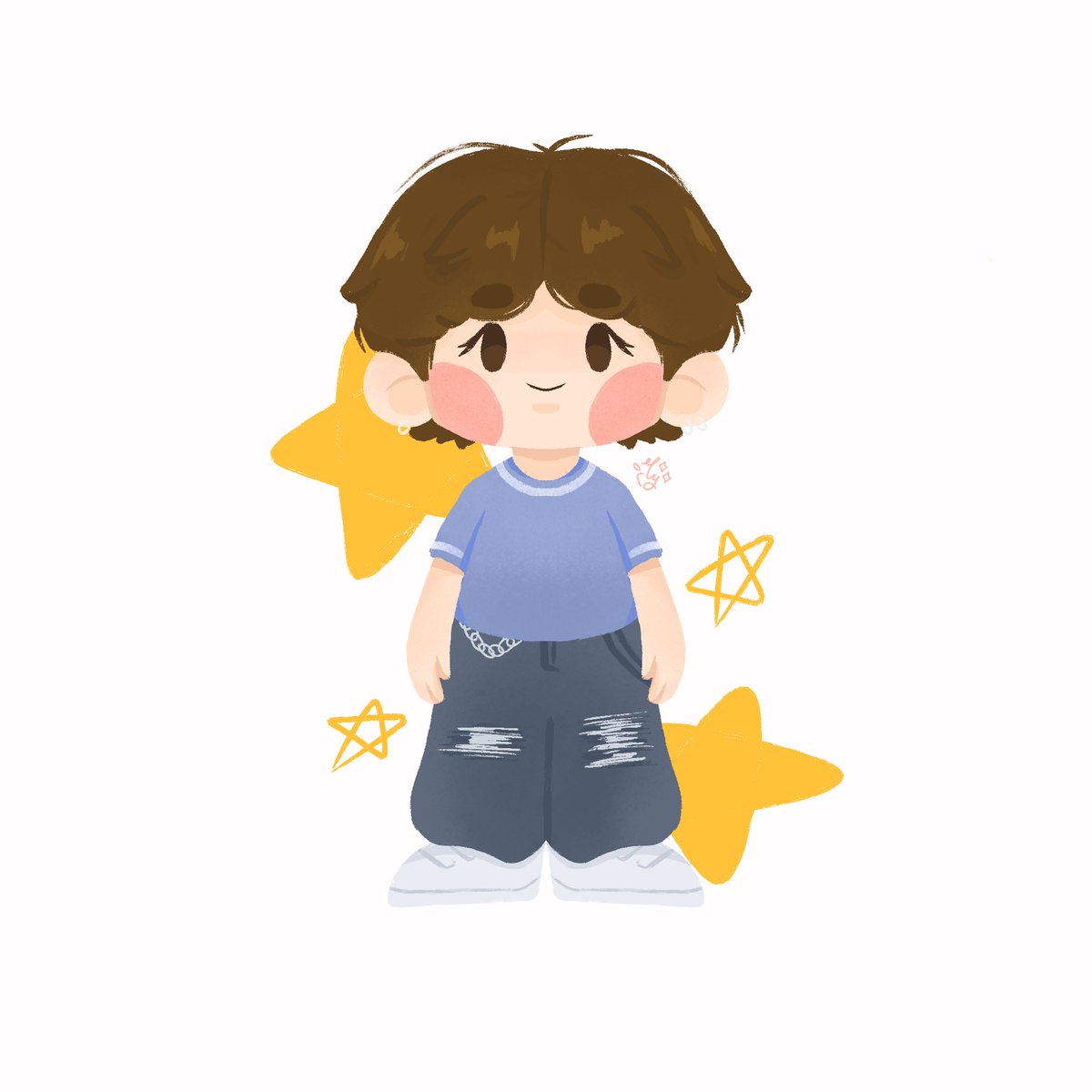 elys_nook's tweet image. first art i drew on my ipad and first time using procreate ⭐️

#artmoots