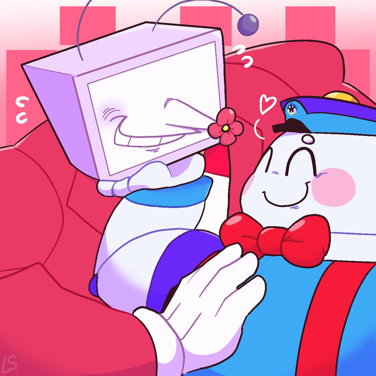 A_Girl_Artist's tweet photo. whatever go my crackship 
#BrawlStars #deltarune https://t.co/UCdiuDYdea