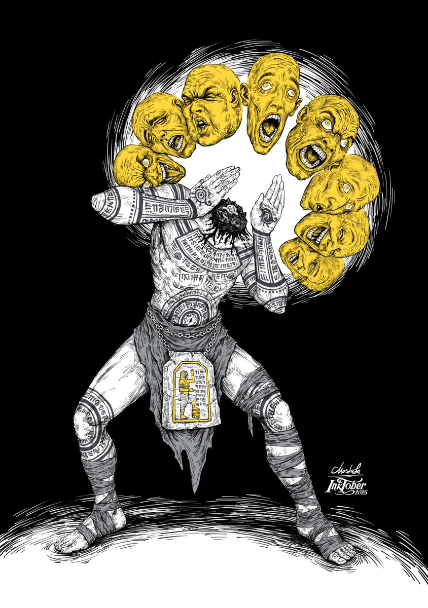 Inktober - Day 24 - Rowdy
#Inktober2025 #illustration #drawing
