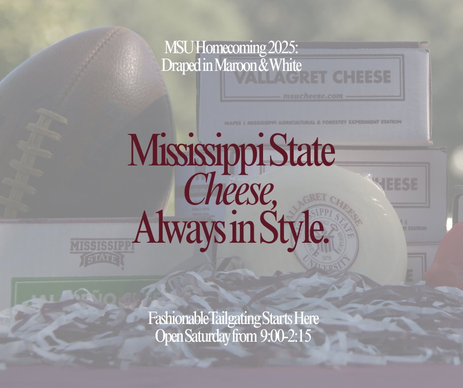 Will you be on campus for <a href="/msstate/">Mississippi State</a> homecoming? We would love to see you! Open Saturday, October 25, 9:00 am - 2:15 pm.