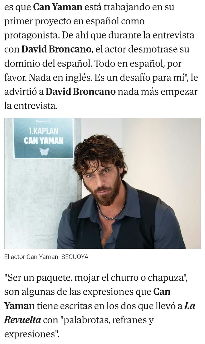 La serie de #CanYaman en España por la que anoche reventó La Revuelta 💥💥🔥🔥

Enlace ⬇️ elmundo.es/television/202…