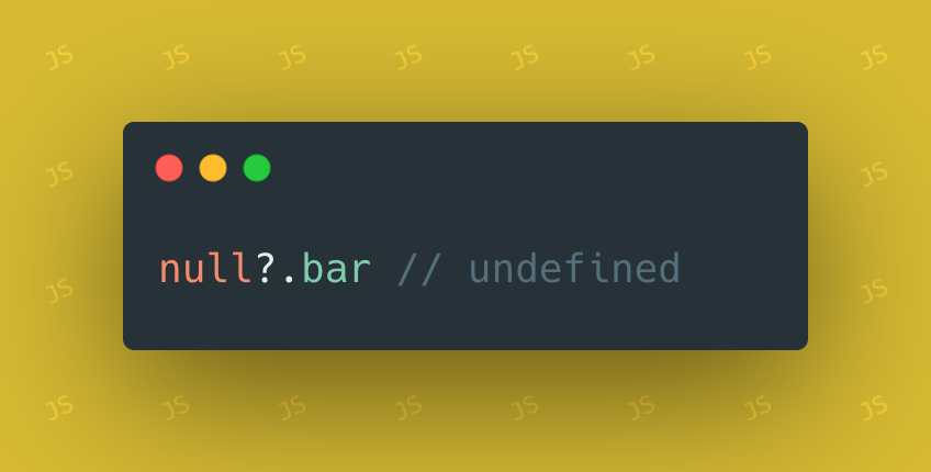 daily_web_dev's tweet image. When you use optional chaining on null in JavaScript, it returns undefined, not null