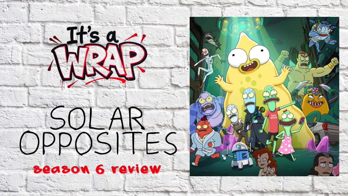 Ricardo and I discuss the sixth and final season of Hulu’s “Solar Opposites”. Preceding this review is a brief tribute to four influential figures who passed away in mid-October. #itsawrapcast #podcast #tvreview #SolarOpposites #HuluOnDisneyPlus #hulu 

itsawrapcast.wordpress.com/2025/10/24/rip…