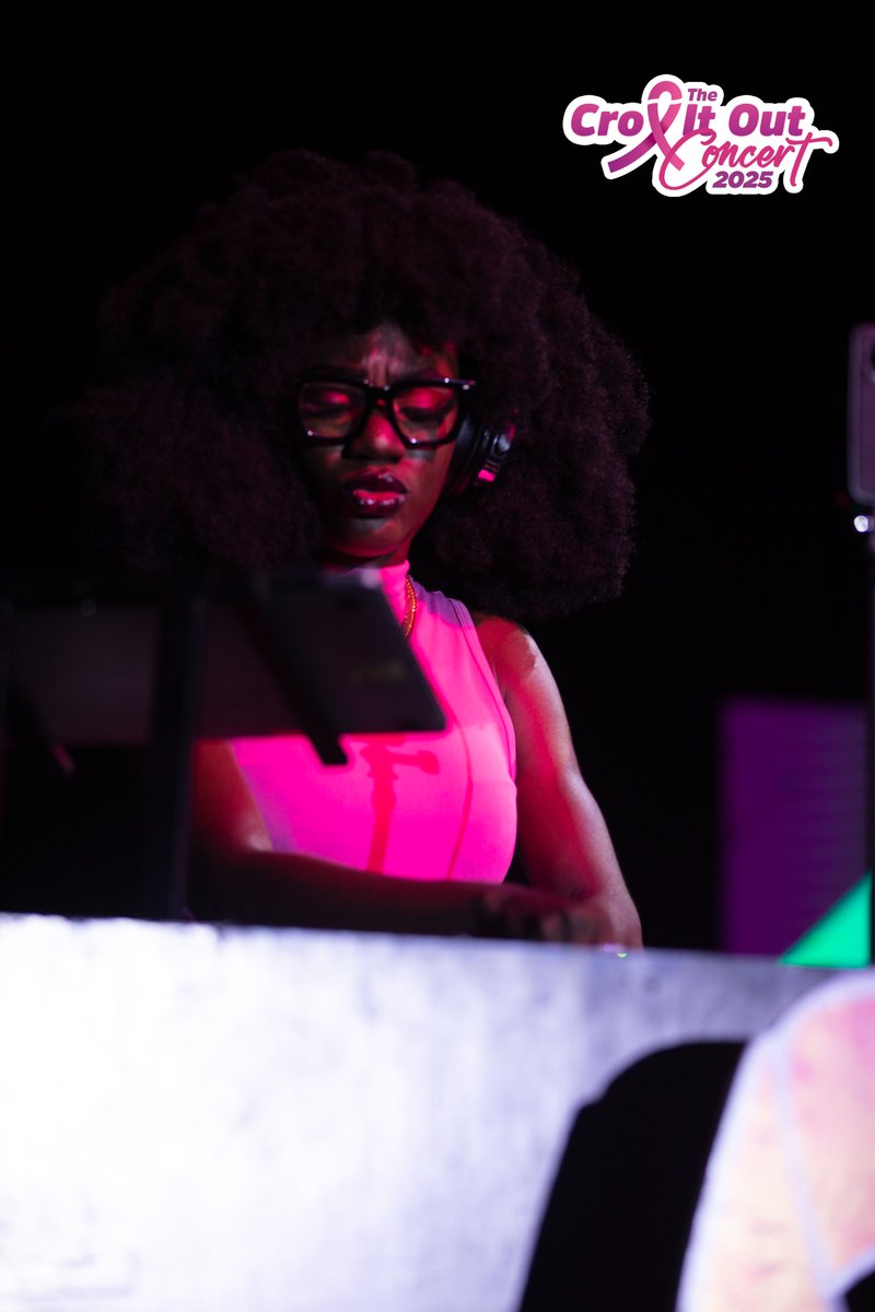 Turning the decks pink and loud 💗🎧

<a href="/MzOrstin/">MzOrstin Dj</a>'s our Official DJ for the #CroxitoutConcert2025 and she's bringing the heat at <a href="/AF_Accra/">Alliance Française Accra</a>!

#mx24gh #funfearlessfactual #Germol #CroxitOut #BeatsForTheBrave #AllianceFrancaise #MzOrstin