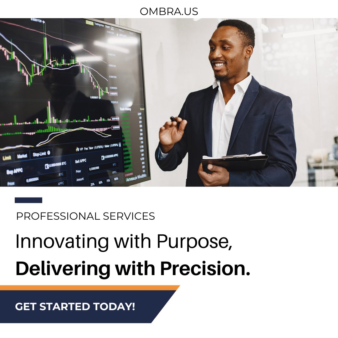OMBRA_LLC's tweet image. Elevate your mission with @OMBRA_LLC professional services—expert solutions tailored to meet your toughest challenges. Let’s achieve success together—contact us today!zurl.co/wuZxD 
#ProfessionalServices #ExpertSolutions #Innovation #PartnerForSuccess