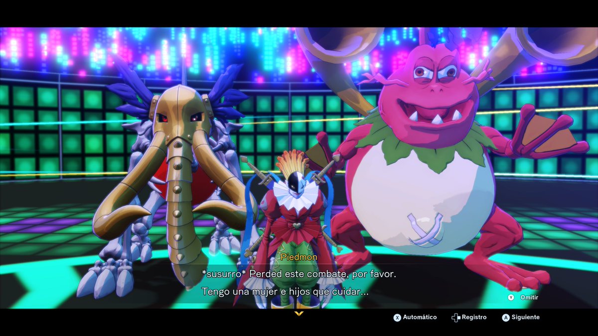 SVariocolor's tweet image. No sé qué es peor: que esté Minitauromon al lado del Matadormon o las mentiras de Piedmon. 🙄😮‍💨 #DigimonStoryTimeStranger