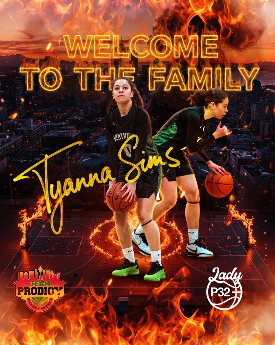 Welcome to the family!!! Tyanna Sims is a special player in 2027 class in Washington state!!!