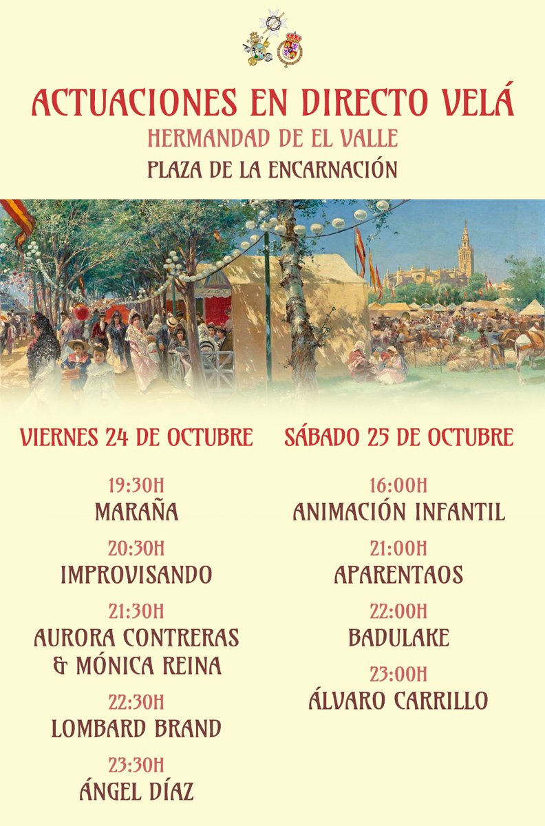 La <a href="/hdad_elValle/">𝐻𝑒𝑟𝑚𝑎𝑛𝑑𝑎𝑑 𝑑𝑒 𝐸𝑙 𝑉𝑎𝑙𝑙𝑒</a> celebra hoy y mañana su Velá anual en la plaza de la Encarnación. 

Gracias, queridos hermanos, por el detalle de colocar unas flores en el retablo  cerámico del Cristo de la Buena Muerte que desde 1953 figura en un lateral del que fue nuestro templo fundacional.