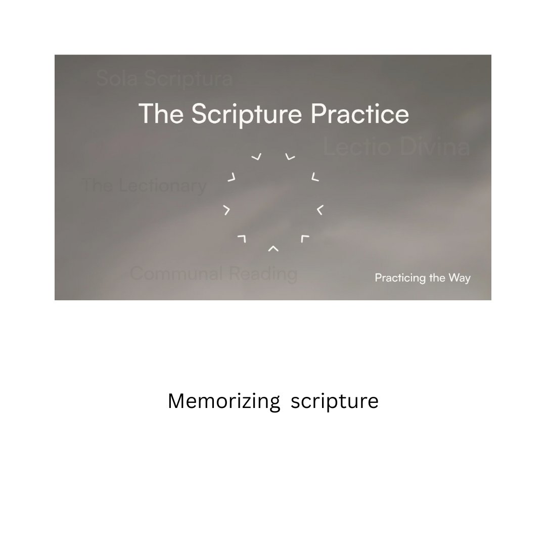 Having Scripture internalized can anchor our souls and bodies. If we commit to scripture memorization then the scriptures commit to us.
