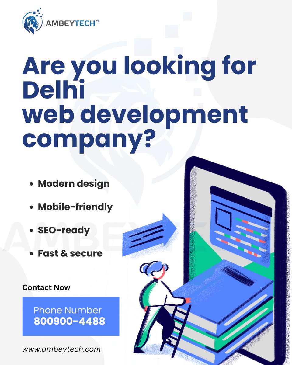 ambeytech's tweet image. Are you searching for a trusted web development company in Delhi?
At Ambeytech, we turn your digital ideas into stunning, high-performing websites that grow your business.
Let’s build something amazing together! 💻✨
#Ambeytech #WebDevelopmentDelhi #TechMadeInDelhi