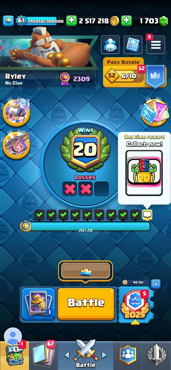 20 wins w/ Classic Logbait on stream