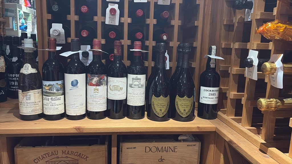 geeivers's tweet image. Preparing wines for @philip_gidney 40th birthday #1985