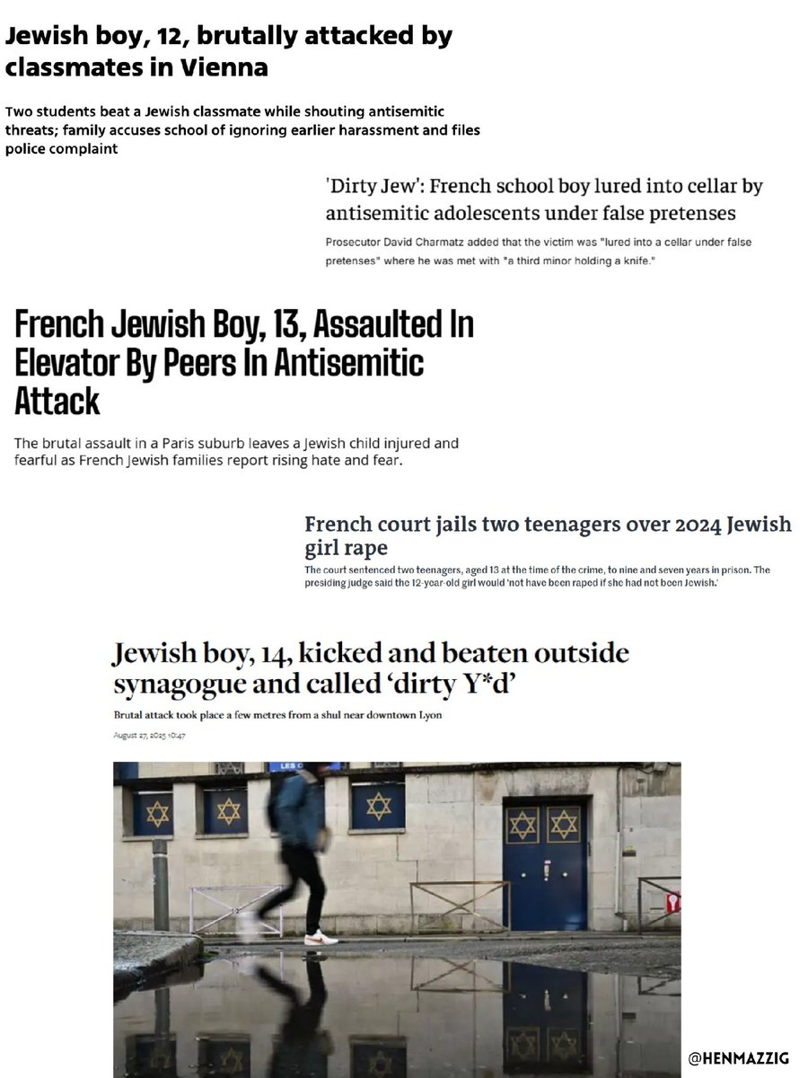 HenMazzig's tweet image. You want every Jew to leave Israel, but you treat our children worse than animals on your own lands. And we&apos;re supposed to want to move there? Raise our children there?

Let&apos;s stop pretending, shall we? You don&apos;t want us as your neighbors. You don&apos;t want our kids to grow up…