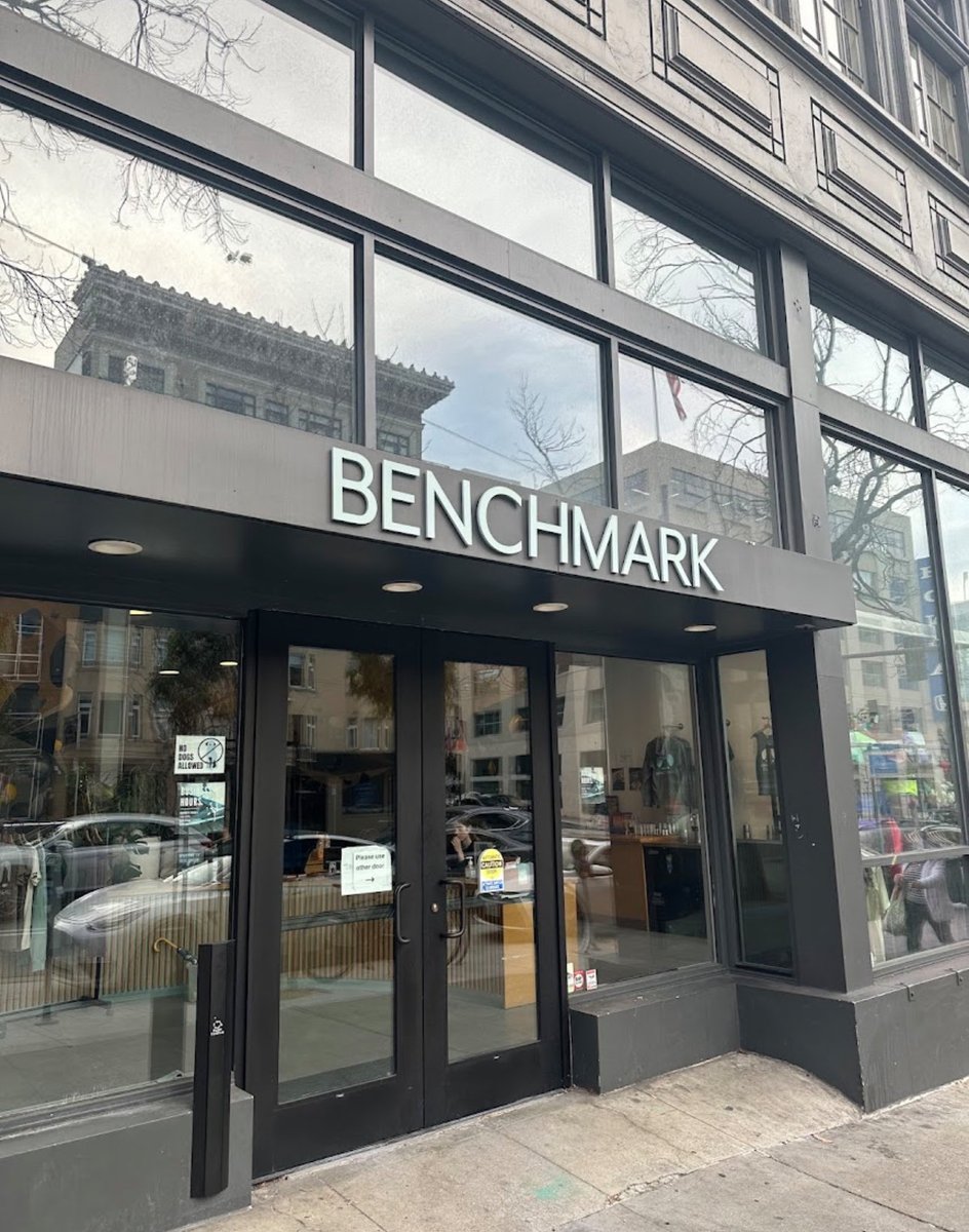 so cool that <a href="/benchmark/">Benchmark</a> has its own climbing gym!