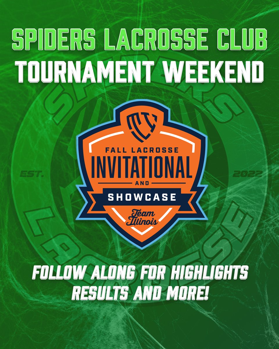 Back In Action! 🕷️

Team Illinois Fall Invitational
October 25–26

Spiders 2027's, 2028's, and 2029's hit the field this weekend.

Follow along for updates and top plays from each day!

#RollDers