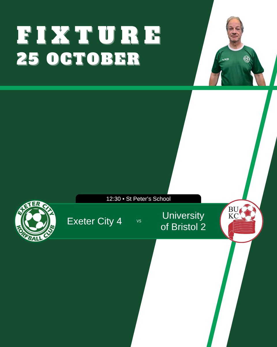 Today is the day! Our 4s are playing their FIRST ever league match. Massive good luck to everyone 💚 Supporters welcome 🙌
#korfball #korfballeague #exeter #exetercitykorfball #exetersport #TeamSport #mixedgendersport #sportforall <a href="/swkakorf/">SWKA Korf</a> <a href="/bristolunikorf/">Bristol Uni Korfball</a> <a href="/swsportsnews/">South West Sports News</a>
