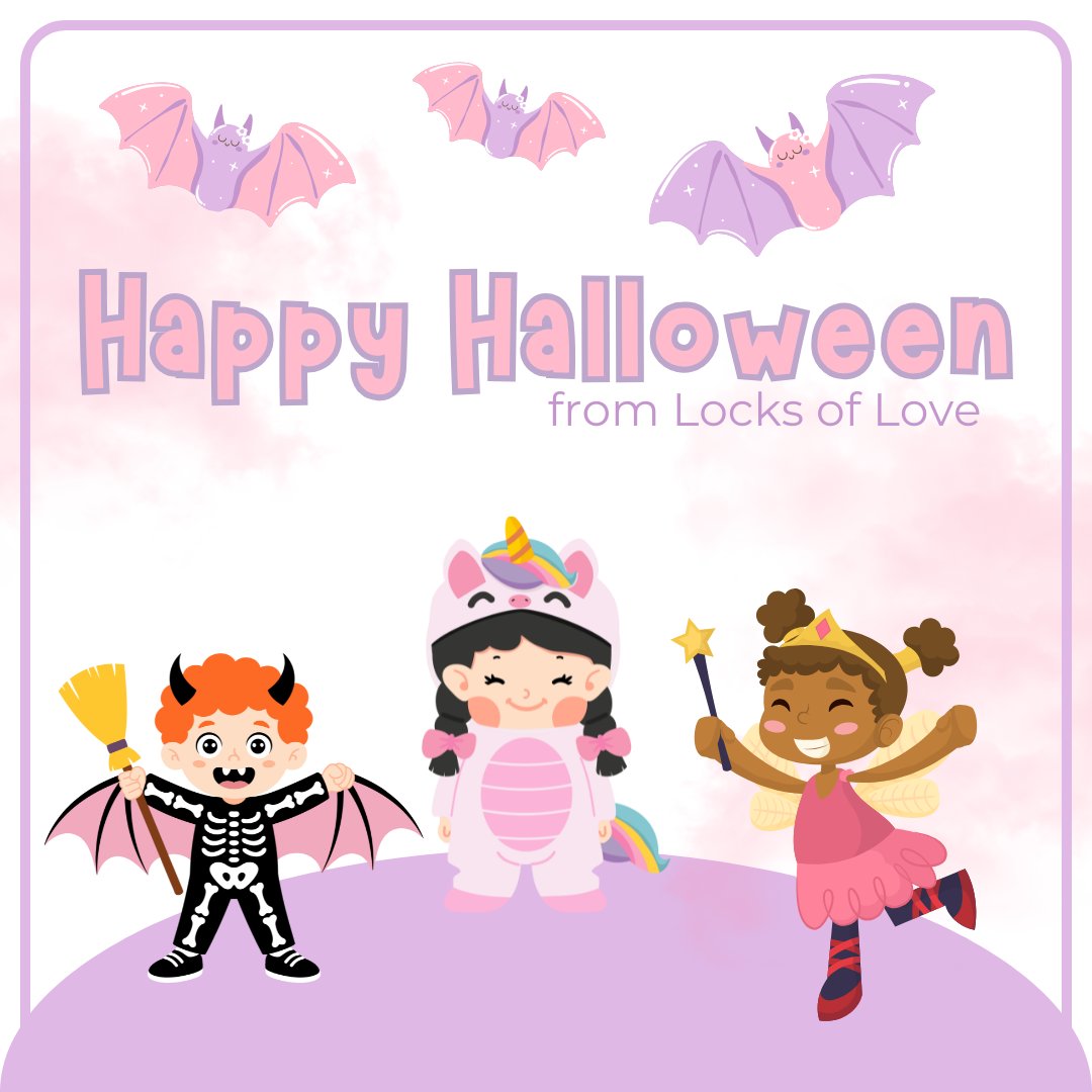 💜🩷Have a safe and Happy Halloween from Locks of Love! 🩷💜

Visit our website Locksoflove.org for more info

#locksoflove #nonprofit