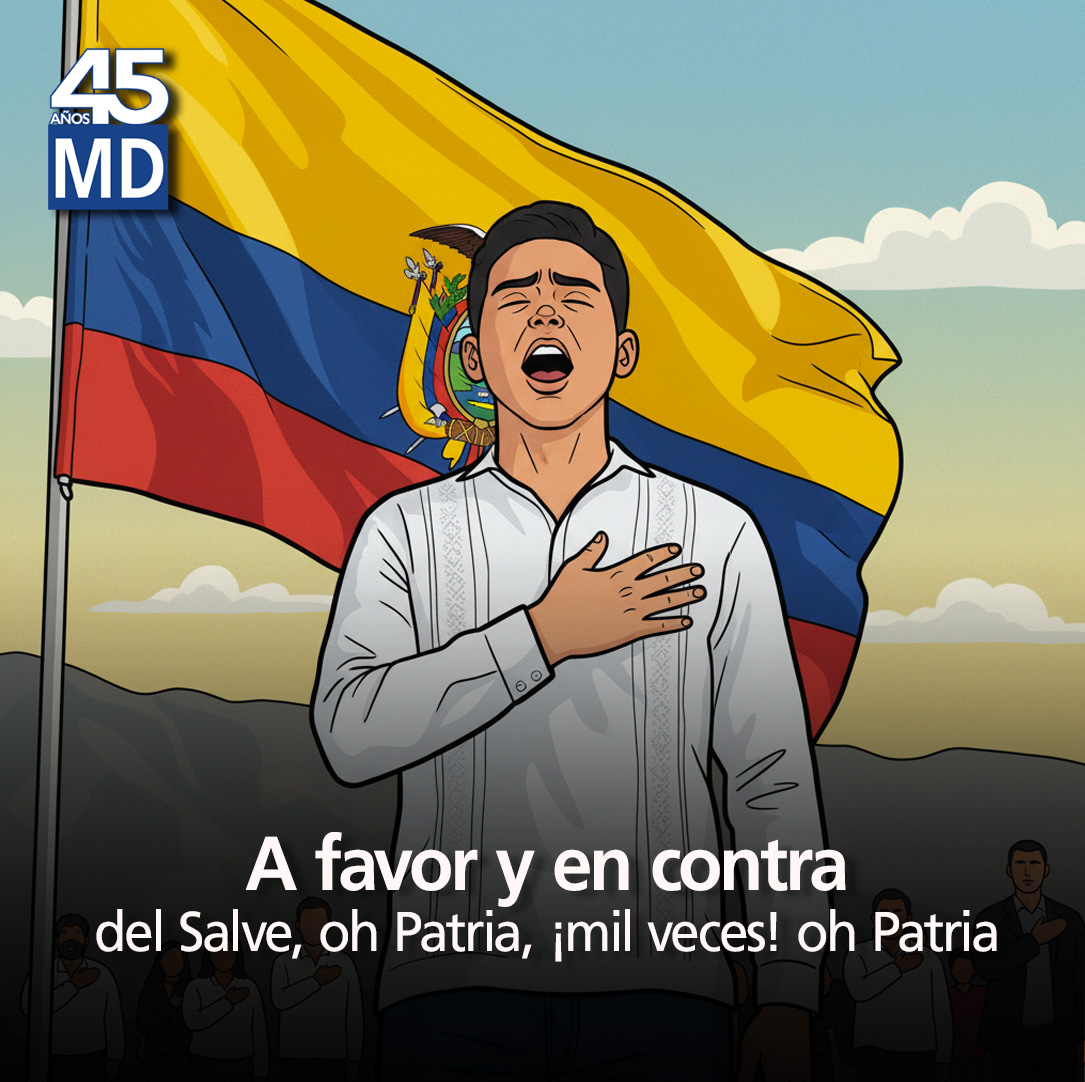 #Opinión 🇪🇨 | Hoy, por el Día del Himno Nacional, tenemos una pregunta ¿En qué aporta este símbolo patrio a nuestras vidas? 🎶 Te dejamos la respuesta de Iván Ulchur y el Ave Jaramillo en clave de humor 👉 revistamundodiners.com/temas-del-dia/