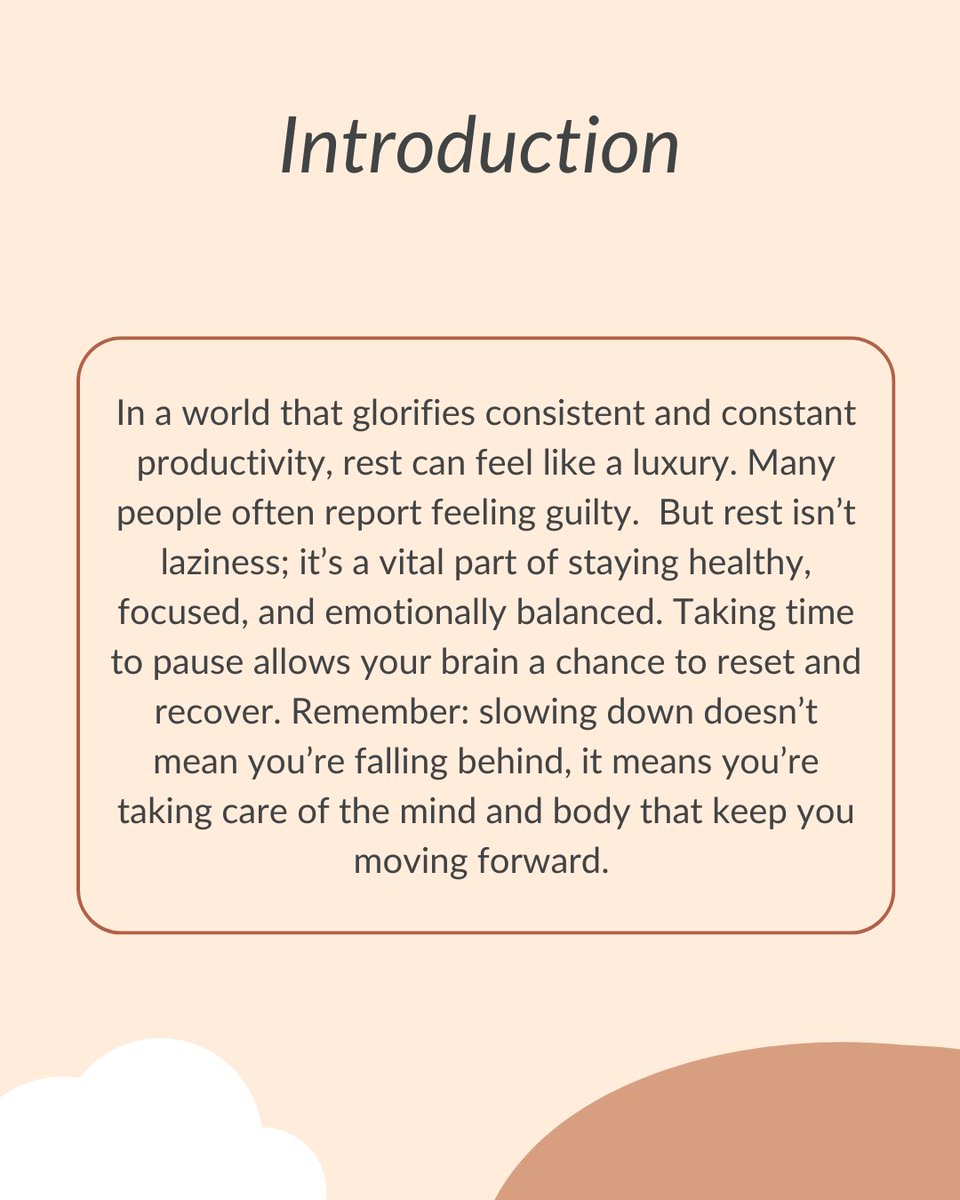 GSUARTLab's tweet image. As midterms come and go, many feel guilty for taking time to rest. Take this post as a reminder that consistent rest is not only okay, but necessary for your mental and physical wellbeing! #mentalhealth #mentalhealthawareness #mentalwellbeing