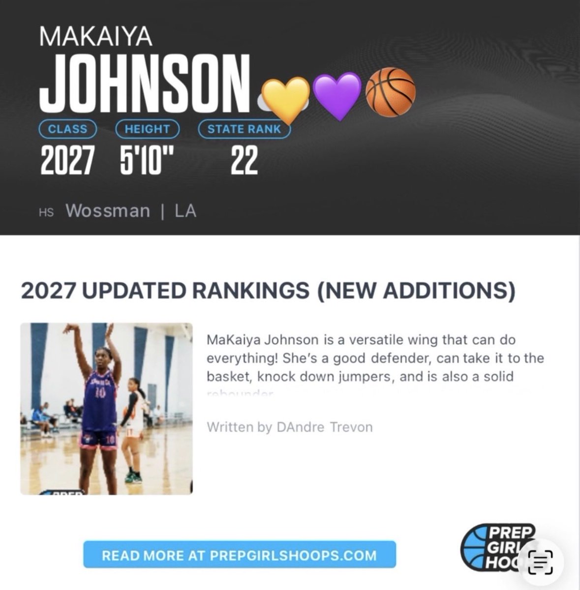 MaKaiya Johnson tweet media