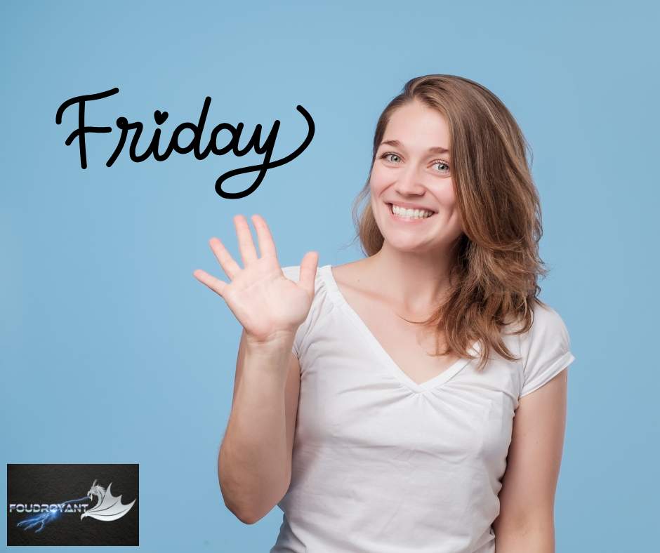 FoudroyantLLC's tweet photo. Five days are up! Saying goodbye and have a great weekend! #HappyFriday #Friday #Weekend #TGIF https://t.co/nvNr6pP5R1