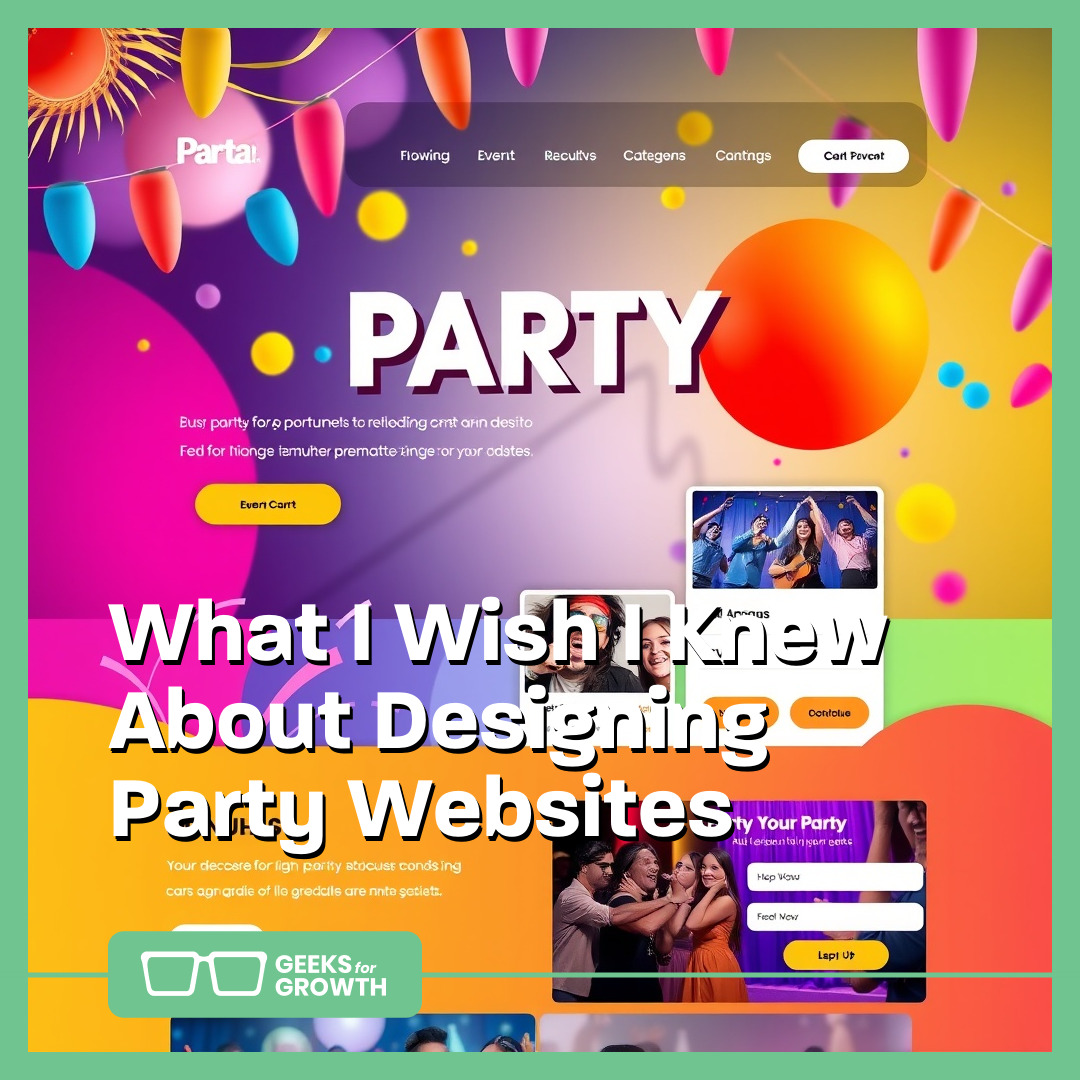 G4GWebDesign's tweet image. Design party websites that excite! Enhance event anticipation with intuitive layouts, dynamic visuals, and interactive features. Make each visit a celebration.