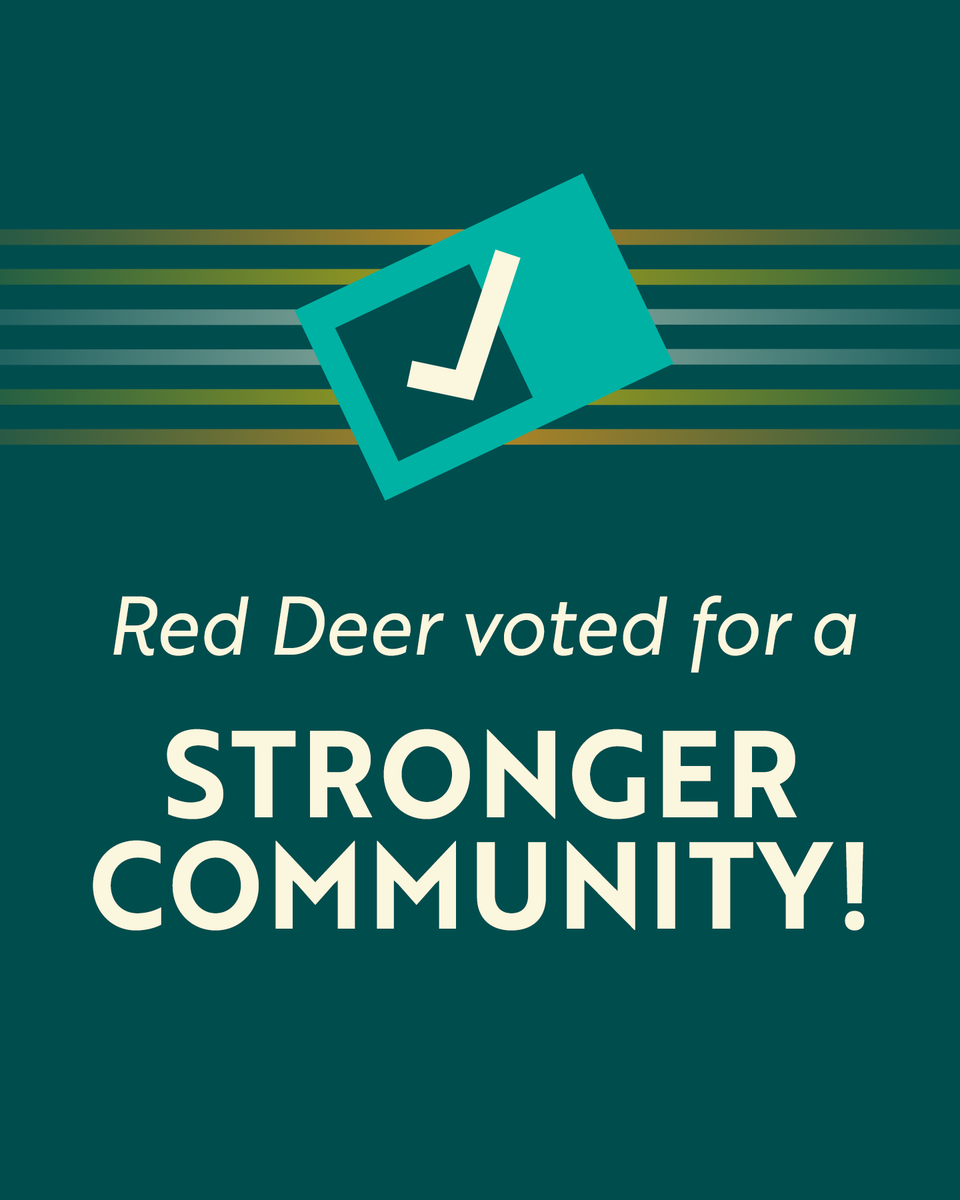 CommStrongAB's tweet image. Red Deer voted for progress! 8 of our 11 endorsed candidates were elected, including new Mayor Cindy Jefferies with 41% of the vote. Thank you for showing up and building a stronger community together. Repost to celebrate! #RedDeerVotes #CommunityStrongAB