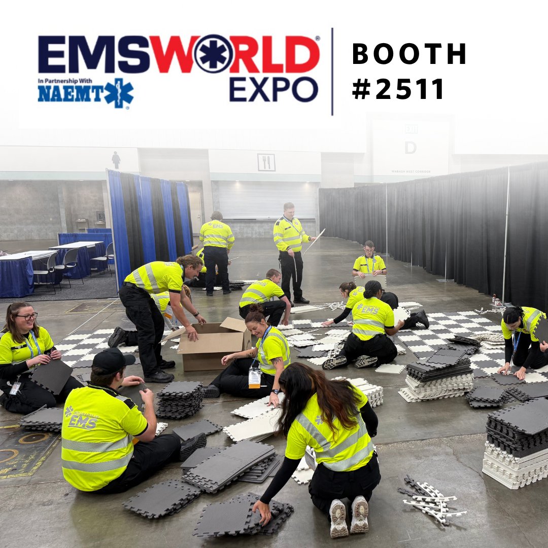 And now it's time to tear it down! As we wrap up #EMSWorldExpo2025, we reflect on an amazing week of new connections with our EMS community. We were honored to welcome all attendees to Indianapolis. Thank you for coming to see us, and we hope to have you back again in the future!