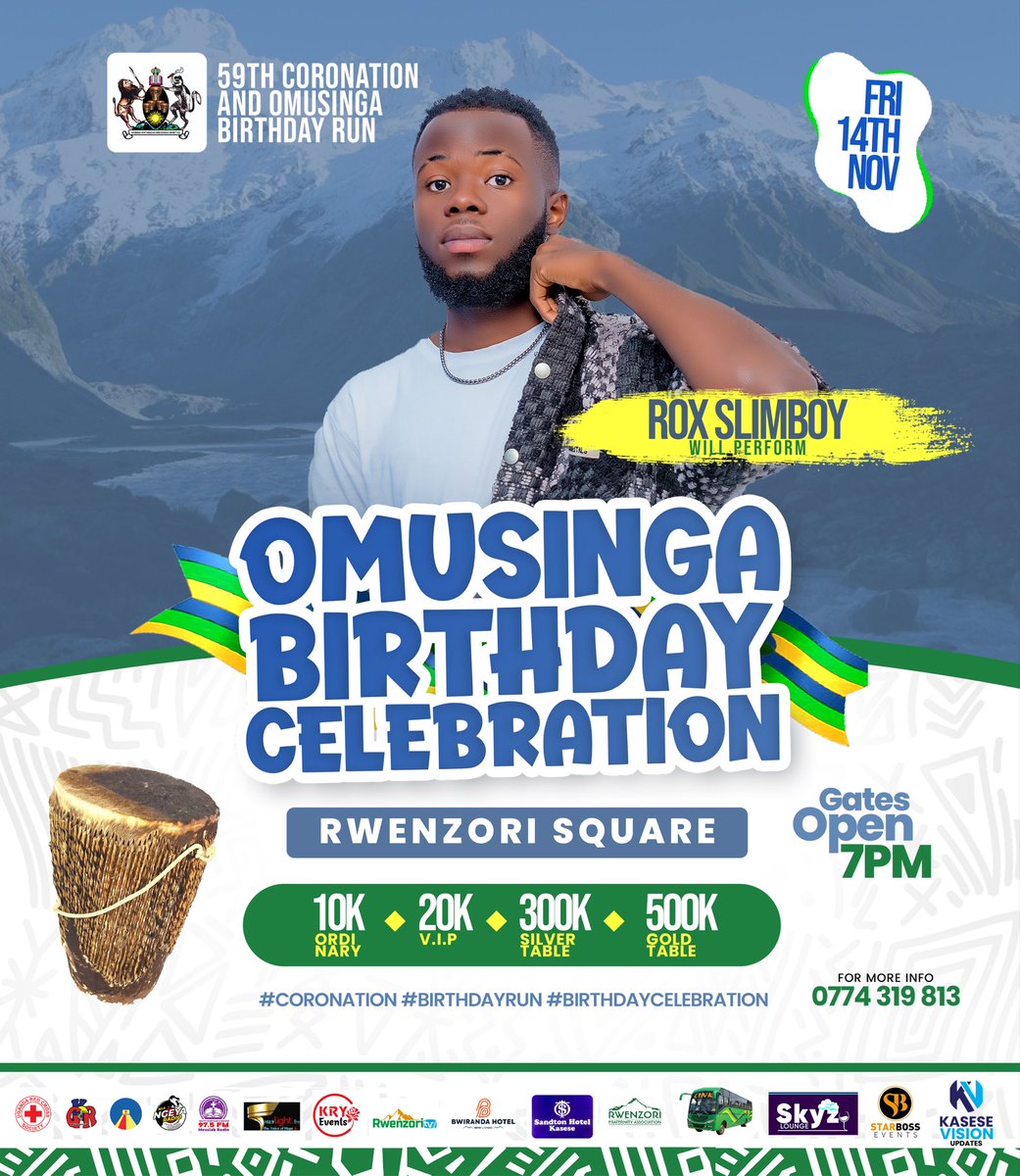 We’re partying like never before come join us for the our king’s birthday run 🏃